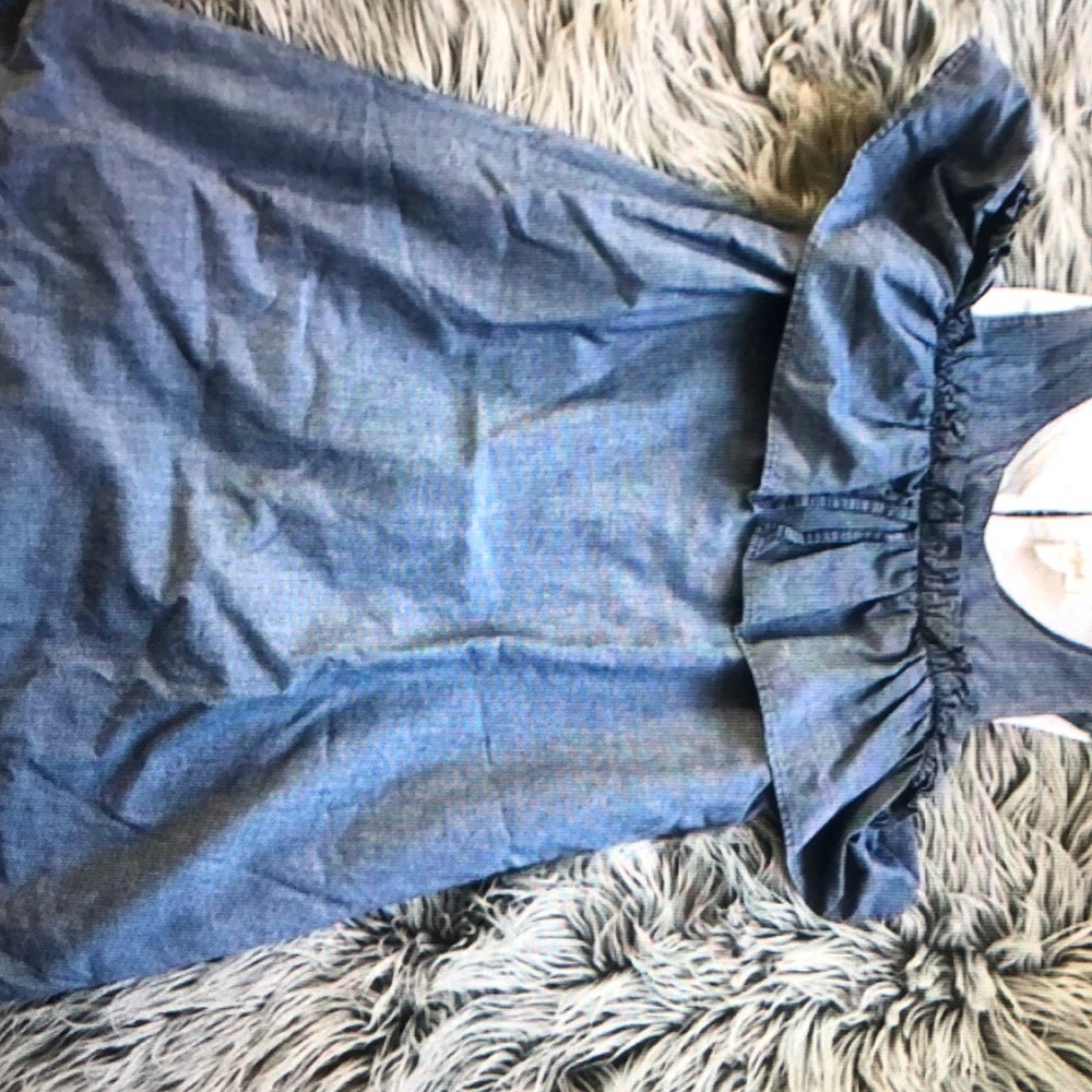 Cat & jack kids denim shoulder dress